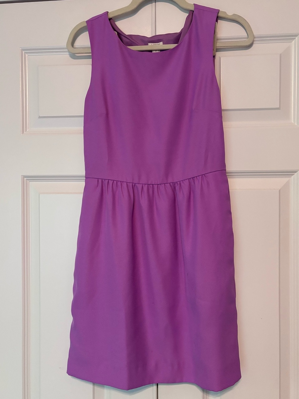 J crew- Sleeveless Purple  Dress